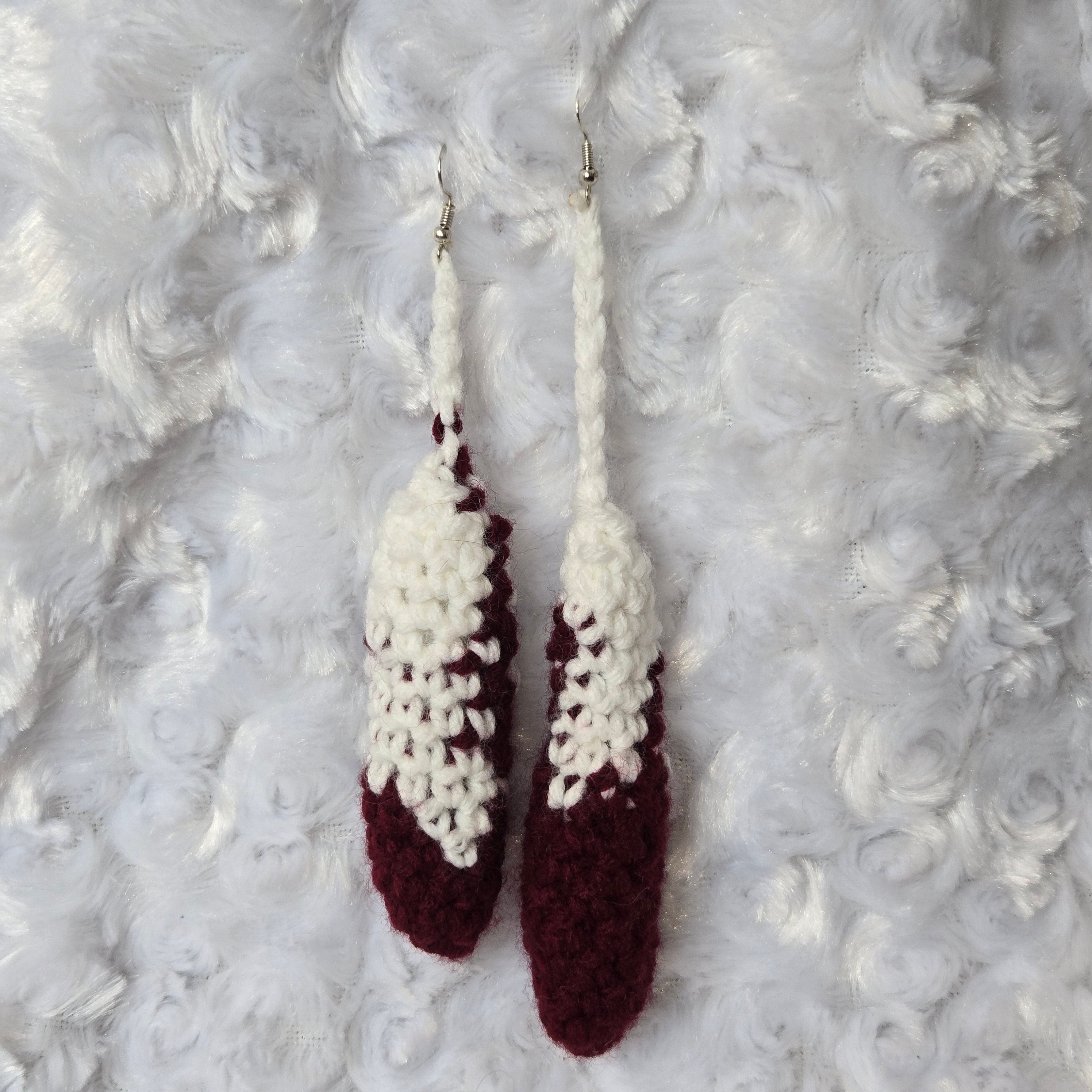 Crochet Used Tampon Earrings
